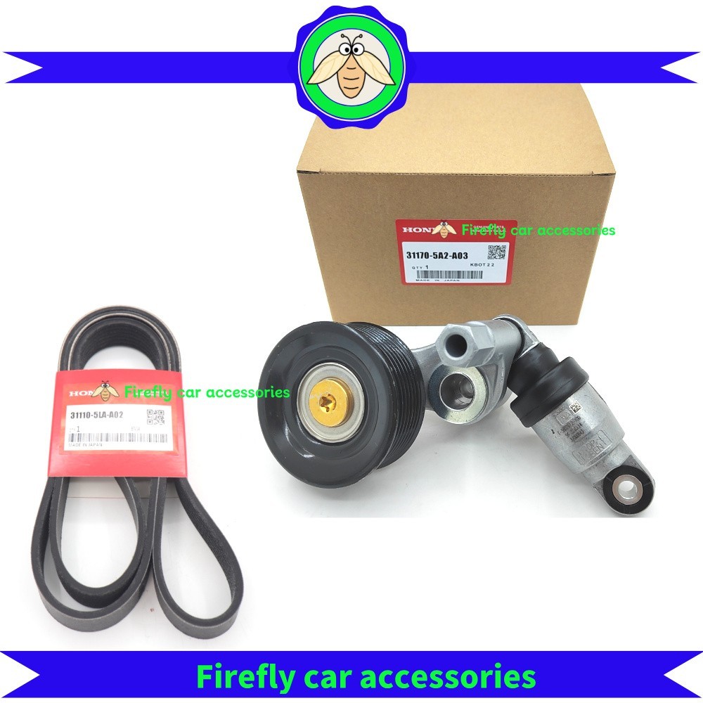OEM Serpentine Drive Belt Tensioner + Belt For 2015-2016 Honda CR-V 2.4L
