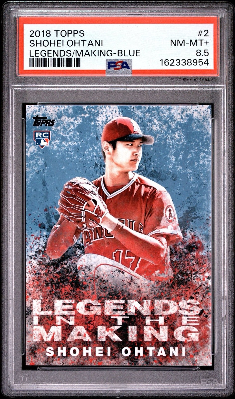 2018 Topps Blue Legends in the Making Series 2 Shohei Ohtani #LITM-2 PSA 8.5