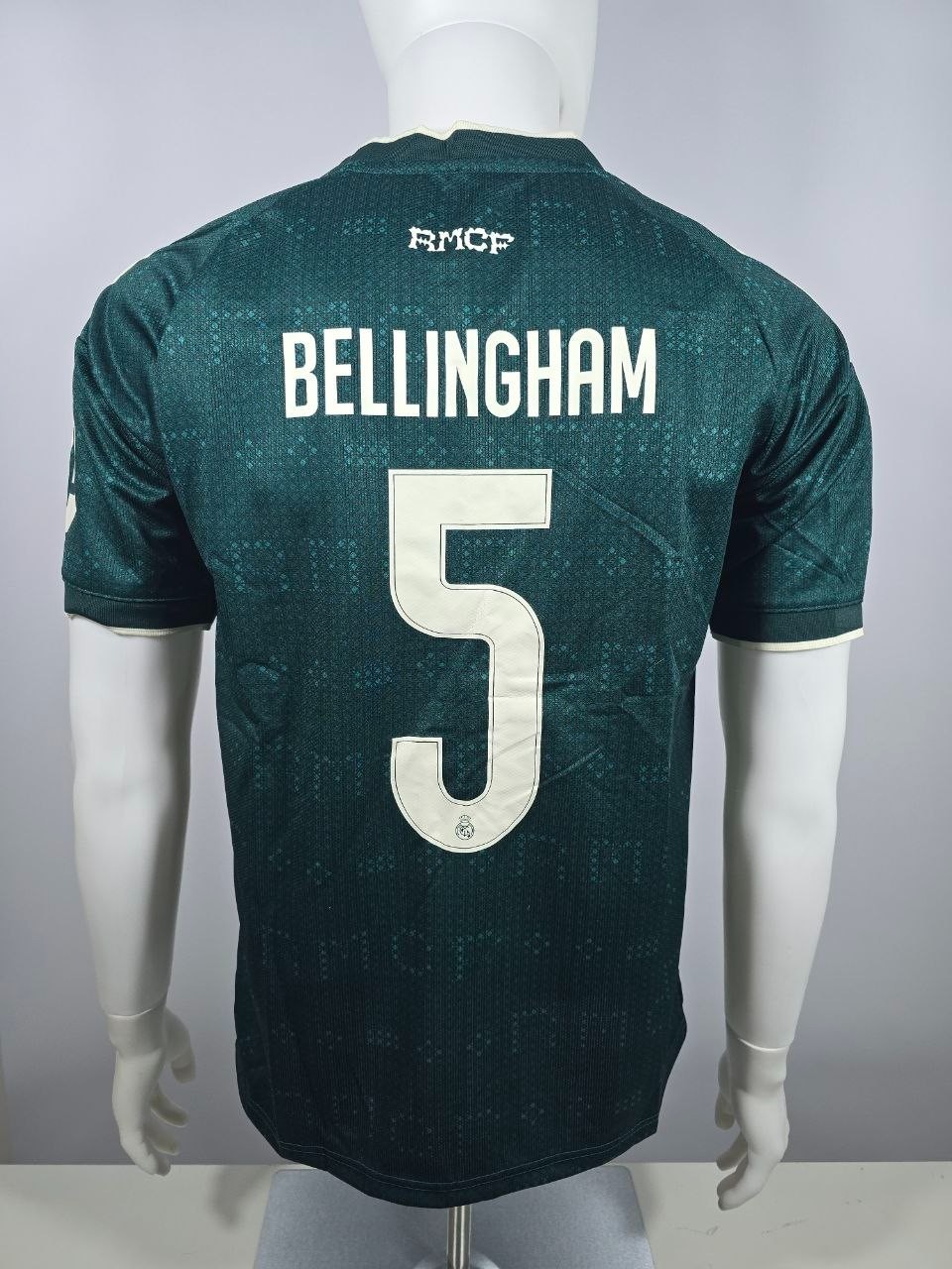 Real Madrid Away Bellingham #5 Fan Version Soccer Jersey 2026/27 Football Green