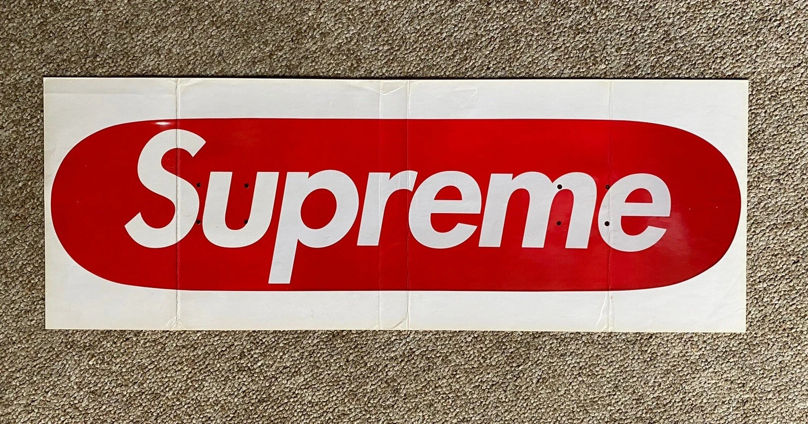 Neil Young for Supreme poster 2015 + Supreme Book cover poster, Supreme NY, USED
