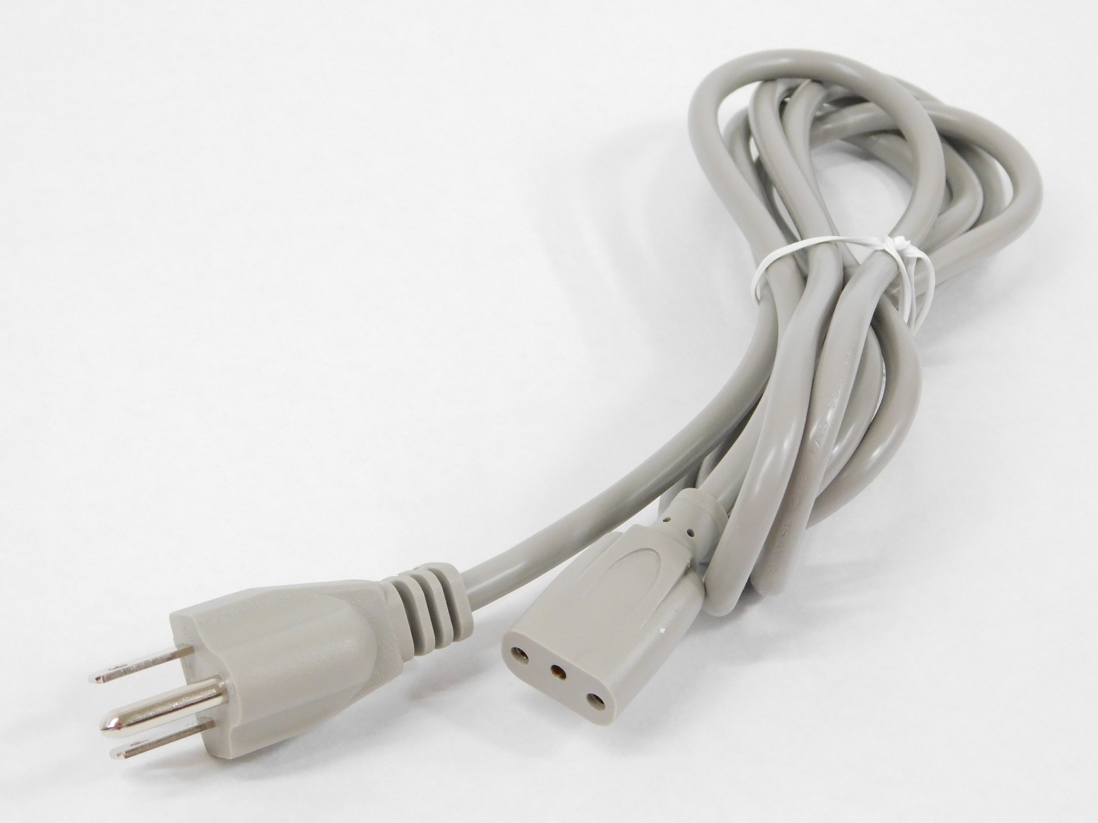 3-Prong Oval Round AC Power Cord Cable (Belden vintage HP 410C Wurlitzer 200)