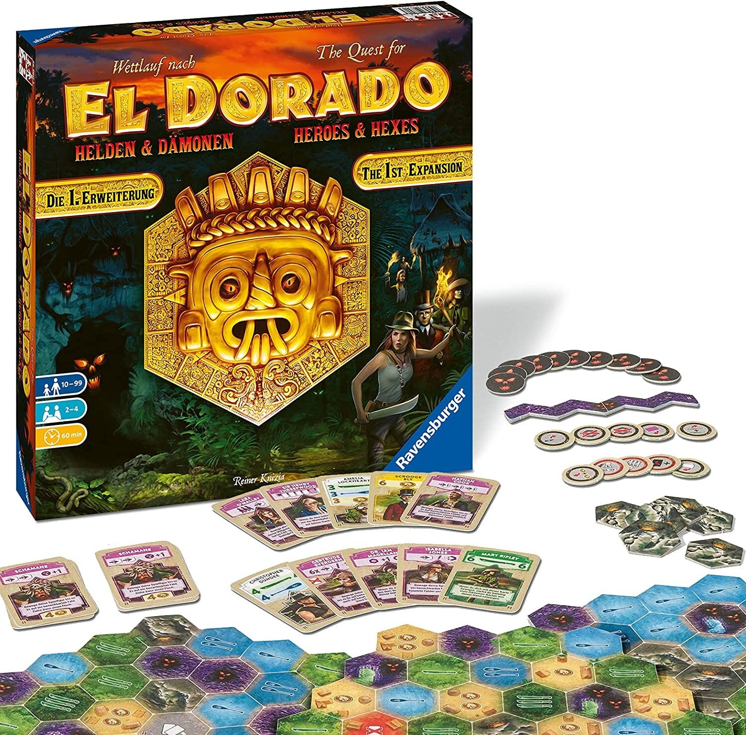 The Quest for El Dorado Heroes & Hexes Expansion_Brand New Sealed The Quest for El Dorado Heroes & Hexes Expansion_Brand New Sealed