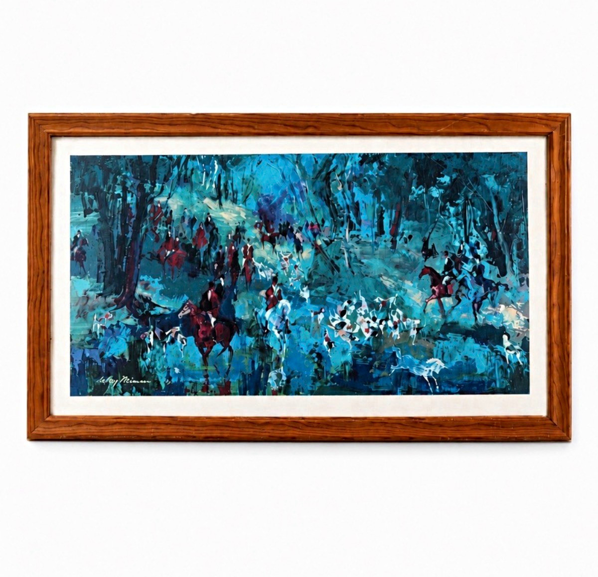 1967 “The Hunt of the Unicorn” by LeRoy Neiman | Vintage Canvas Lithograph 1967 “The Hunt of the Unicorn” by LeRoy Neiman | Vintage Canvas Lithograph
