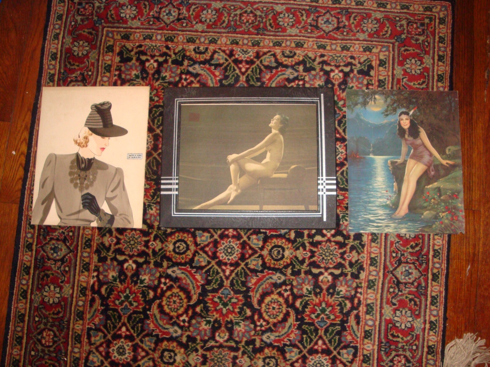 Lot of 3 Orig Art Deco 1920-30\'s Art Prints The Chieftains Prize Fashion Haskell Lot of 3 Orig Art Deco 1920-30\'s Art Prints The Chieftains Prize Fashion Haskell