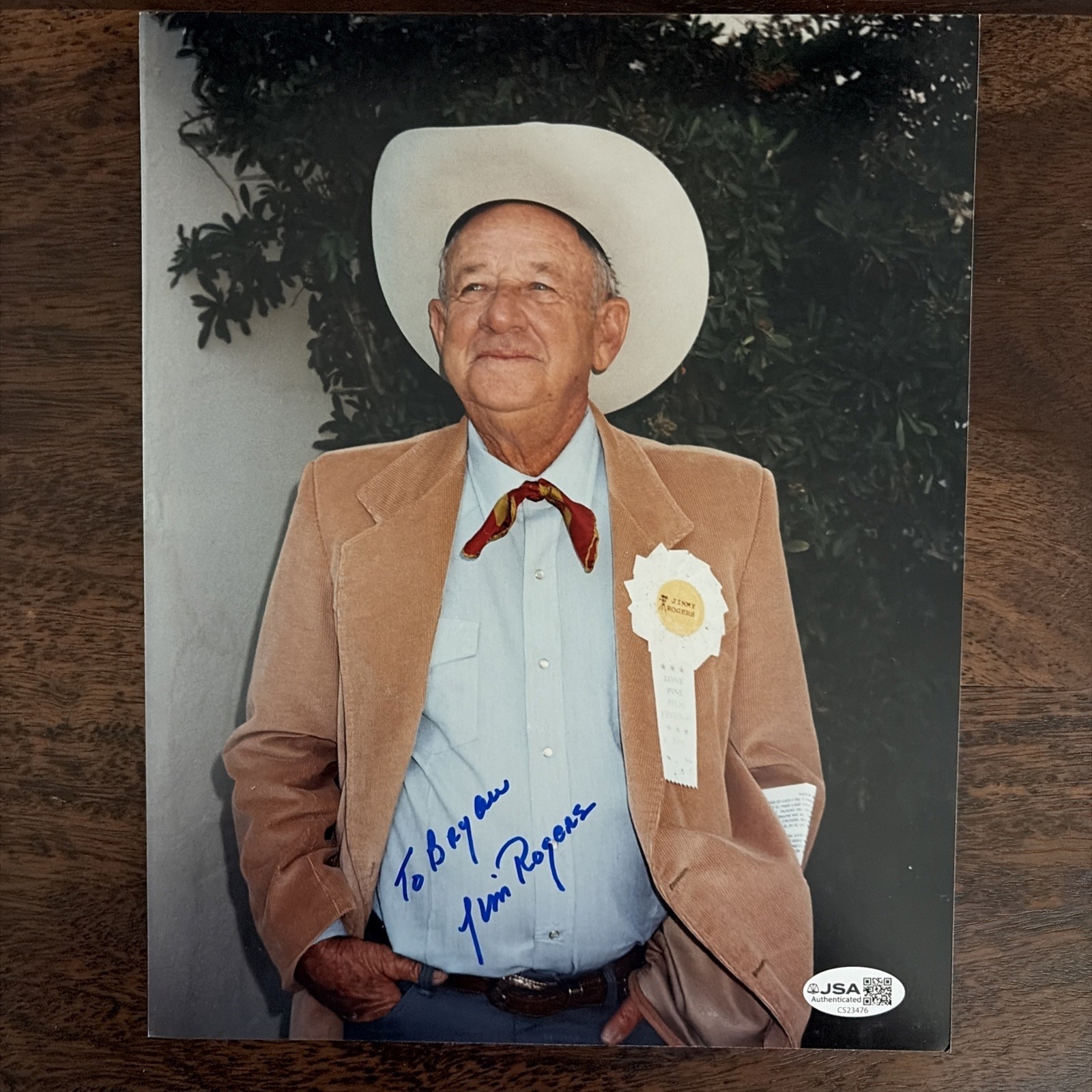 Jimmy “Jim” Rogers AUTOGRAPHED Signed 8 x 10 Photo HOPALONG CASSADY JSA Cert Jimmy “Jim” Rogers AUTOGRAPHED Signed 8 x 10 Photo HOPALONG CASSADY JSA Cert