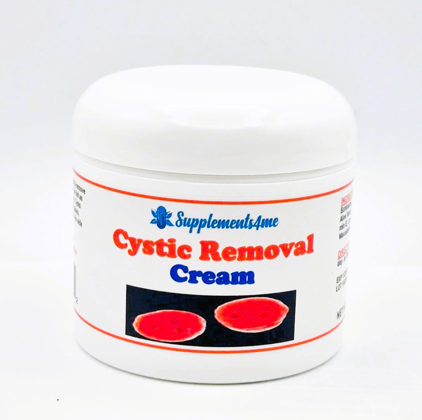 POWERFUL NATURAL HERBS BENEFITS CYST CREAM - 100% ORGANICS - MADE IN USA