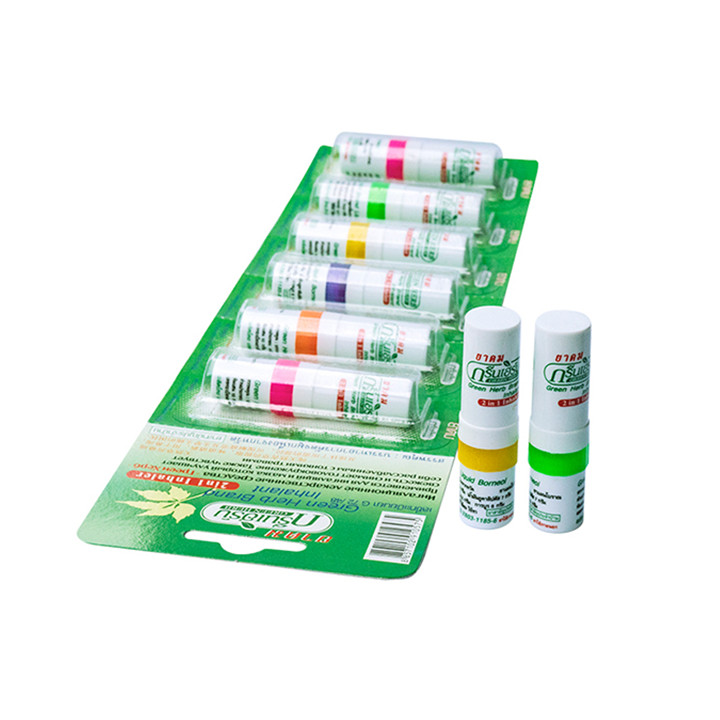 24Pcs Green Herb Brand Inhalant 2In1 Inhalers Relief Nasal Congestion 24Pcs Green Herb Brand Inhalant 2In1 Inhalers Relief Nasal Congestion