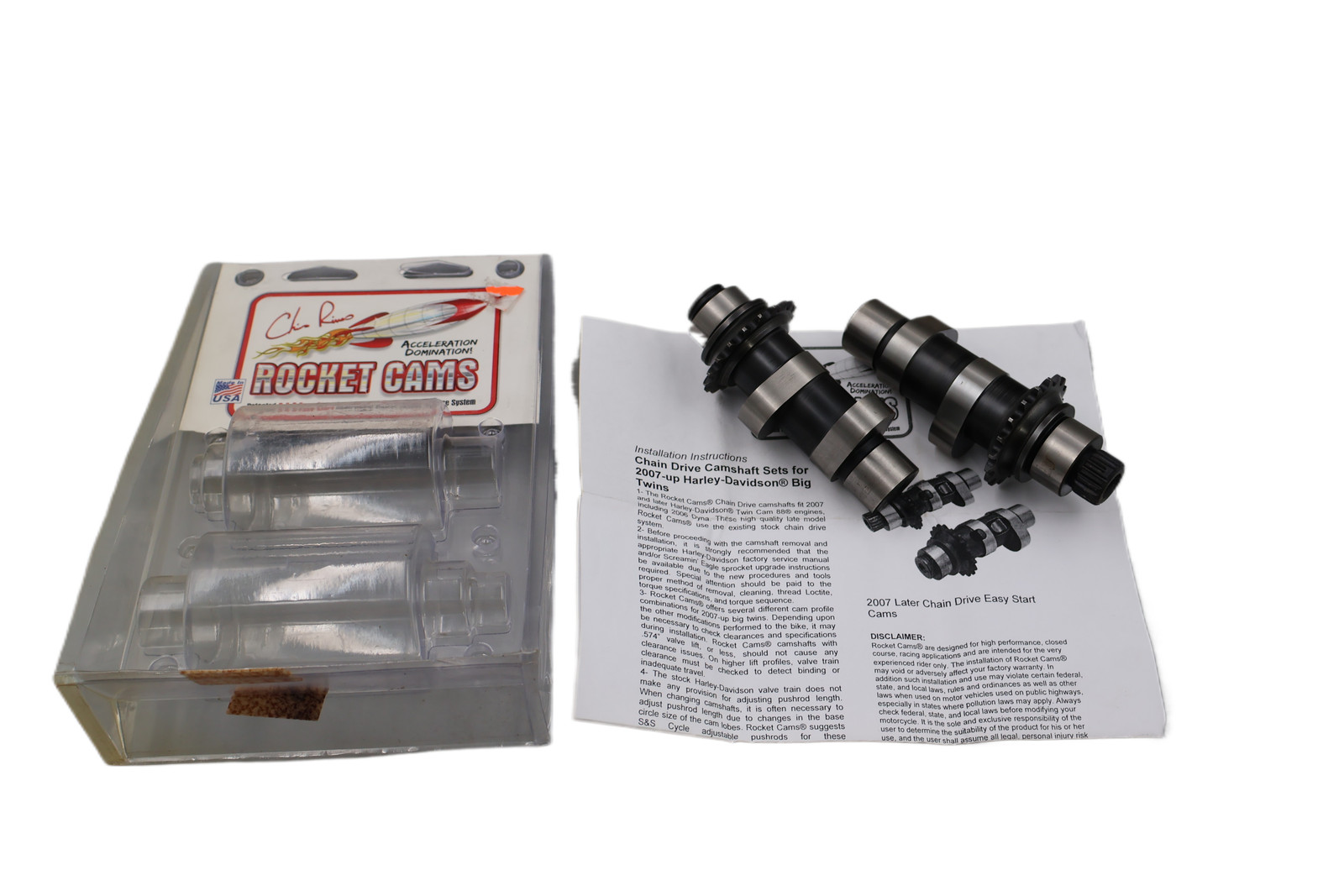 2007-2015 HARLEY TWIN CAM 96 103 CHRIS RIVAS CAMS 634 CHAIN CAMS  #0925-0852