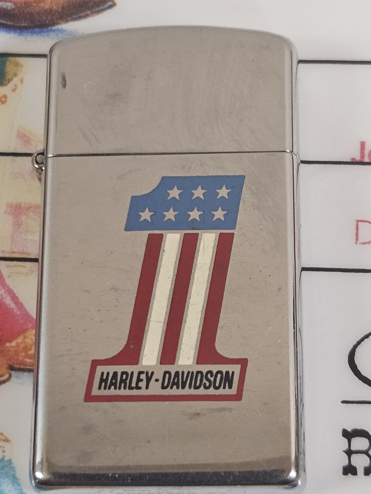 Roy Rodgers Personal Harley-Davidson Slimline Zippo