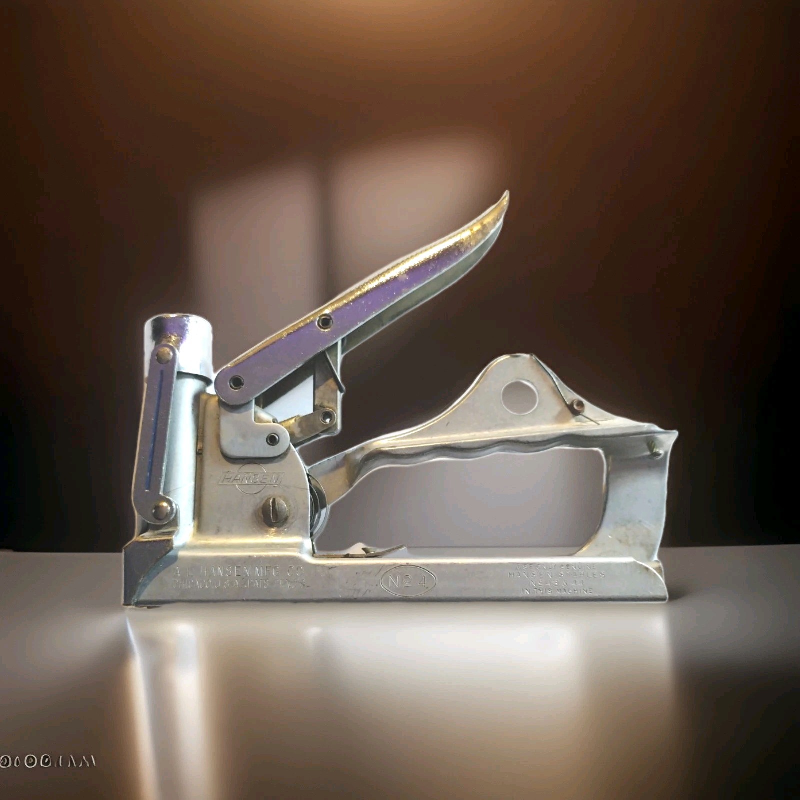 Vintage 1940's A.L. Hansen Mfg Hansco Tacker Stapler No.4, 43 & 44 Staples Only Vintage 1940's A.L. Hansen Mfg Hansco Tacker Stapler No.4, 43 & 44 Staples Only