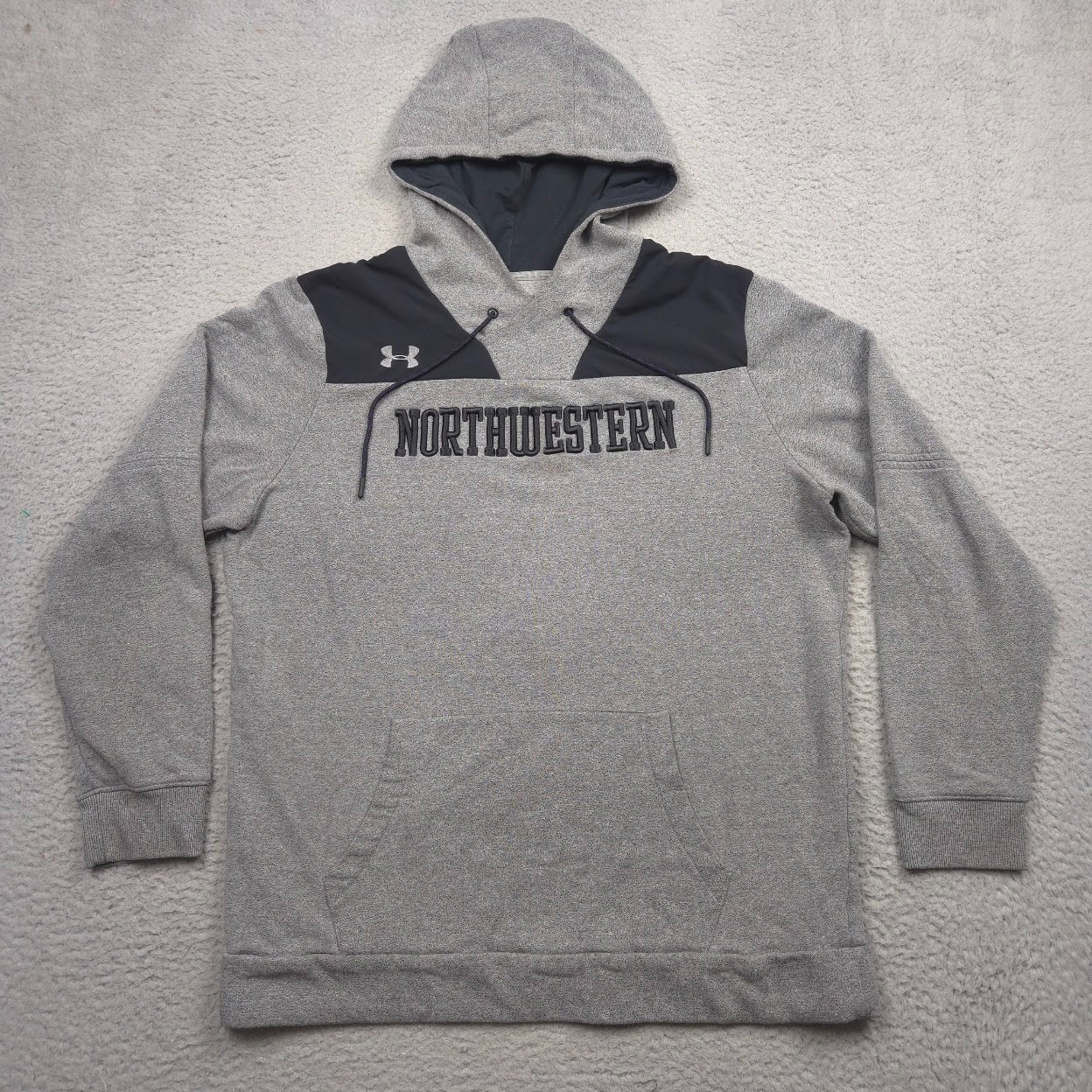 Under Armour Northwestern Wildcats Football Team Issued Lou Ayeni Hoodie XL 2018