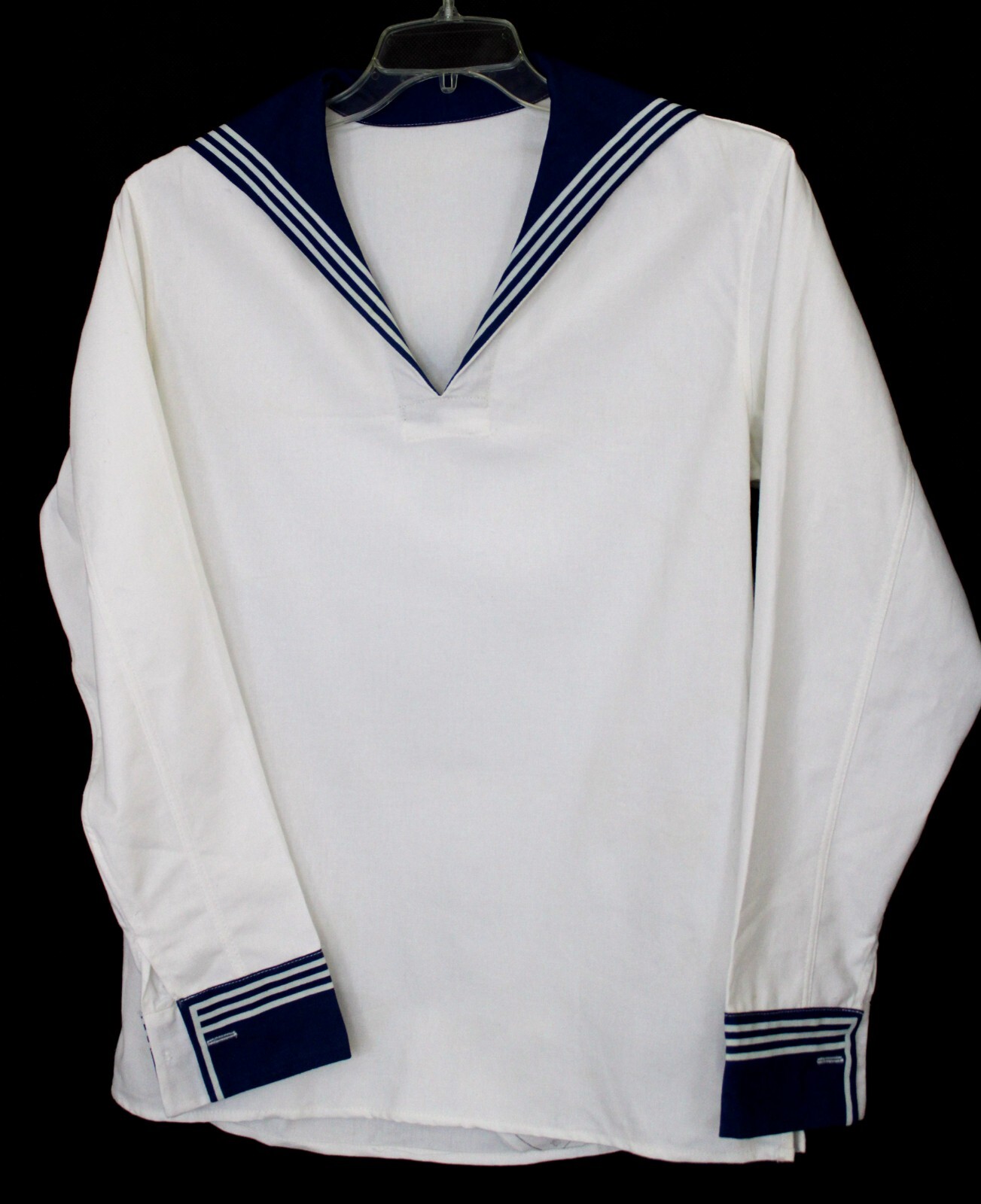 Authentic Soviet Navy Vintage 1980 Sailor Summer Shirt-Matroska Heavy Cotton Authentic Soviet Navy Vintage 1980 Sailor Summer Shirt-Matroska Heavy Cotton