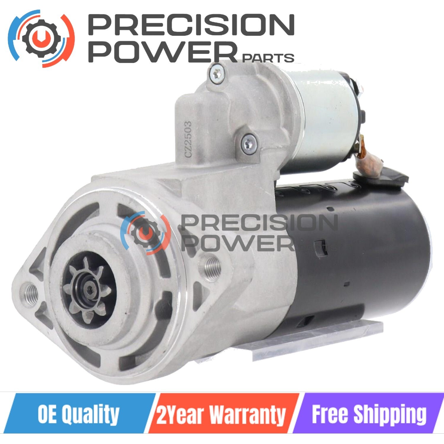 Starter Fits Mitsubishi Industrial MVL3E Engines 30N6600500 F002G70291