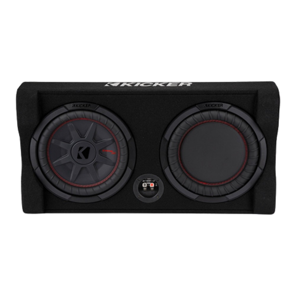 Open Box Kicker 48TRTP102 Sealed Down-Firing 10 Inch CompRT 2Ω Sub Enclosure