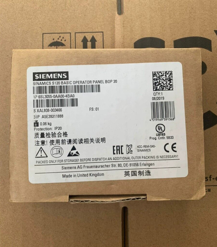 1PC Siemens 6SL3055-0AA00-4BA0 Operator Panal New Epxedited Shipping