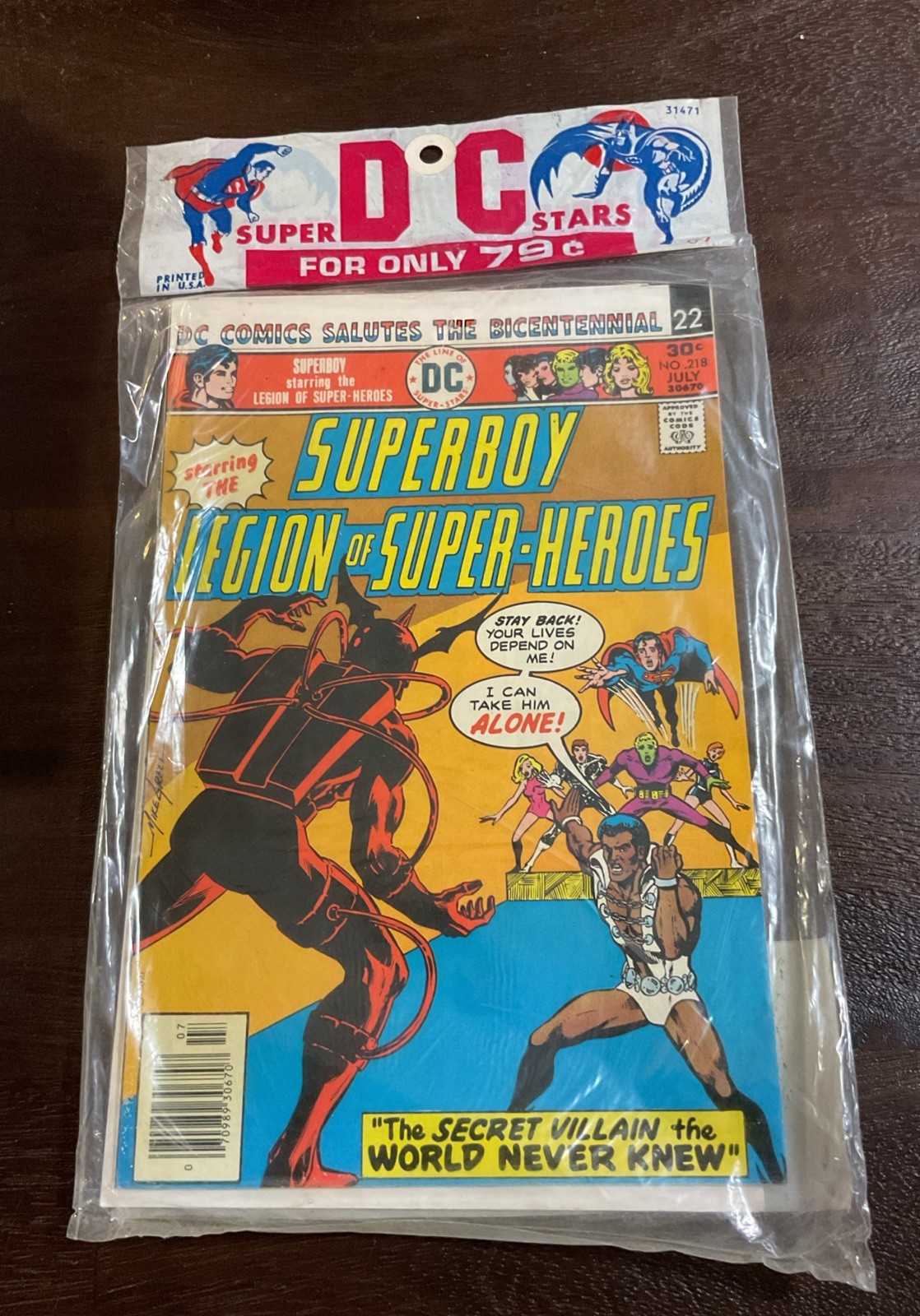 HTF 2-PACK SEALED 1976 Superboy Legion Of Super-Heroes #218 & Tarzan Family #64