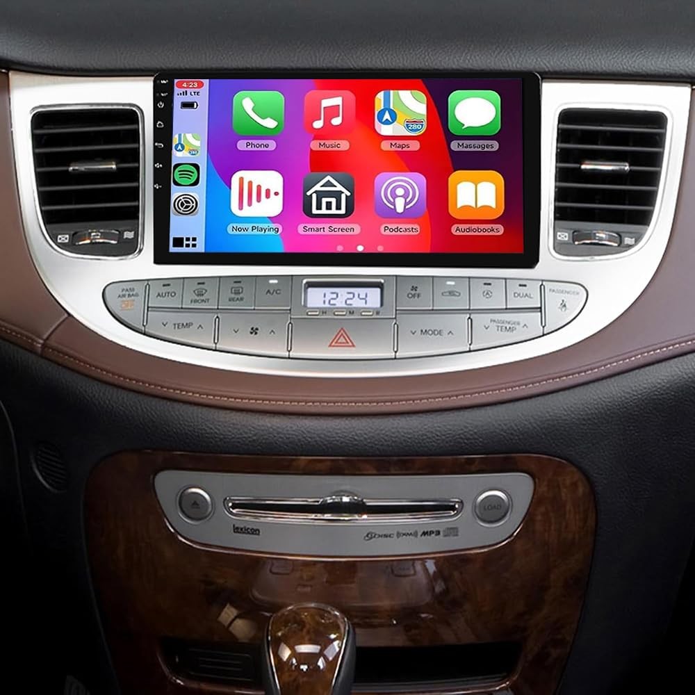 for Hyundai Genesis Sedan 2009 2014 2+64G Touch Screen Stereo GPS Backup Camera