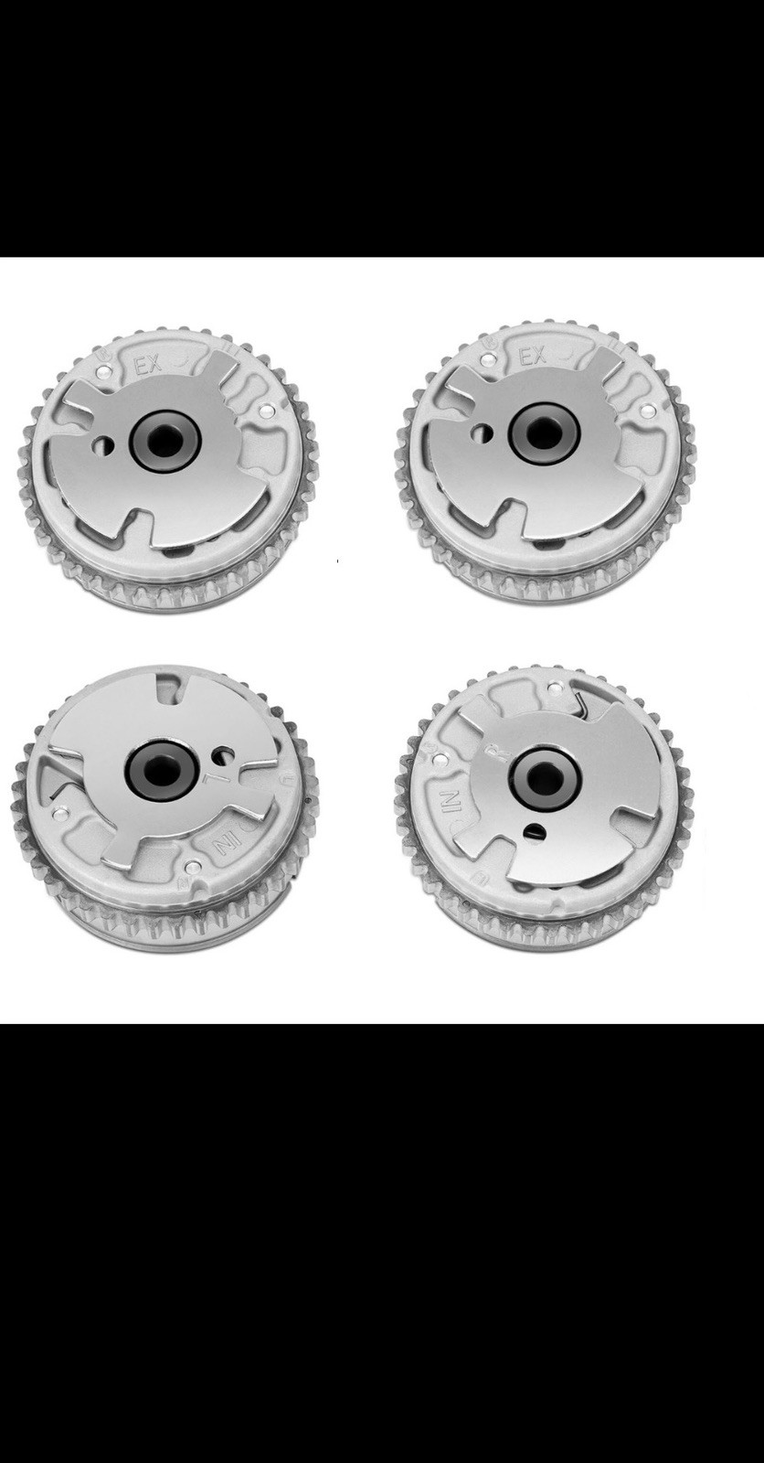4Pcs Camshaft Adjuster Actuator For CADILLAC CTS STS ATS SRX XTS G6 V6 3.0L 3.6L