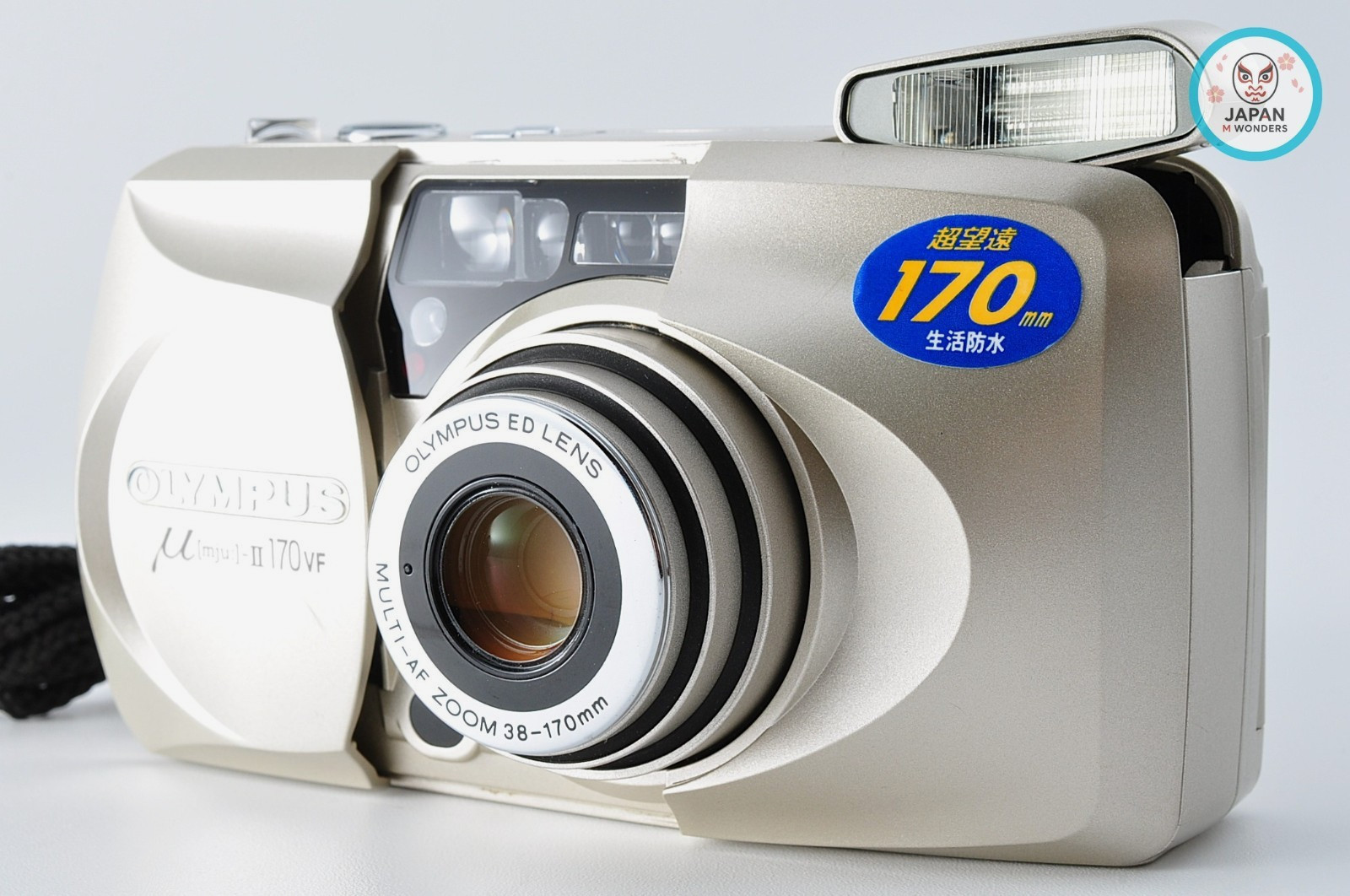 [Excellent+] Olympus Stylus mju II 170 VF 35mm Point & Shoot Film Camera JAPAN