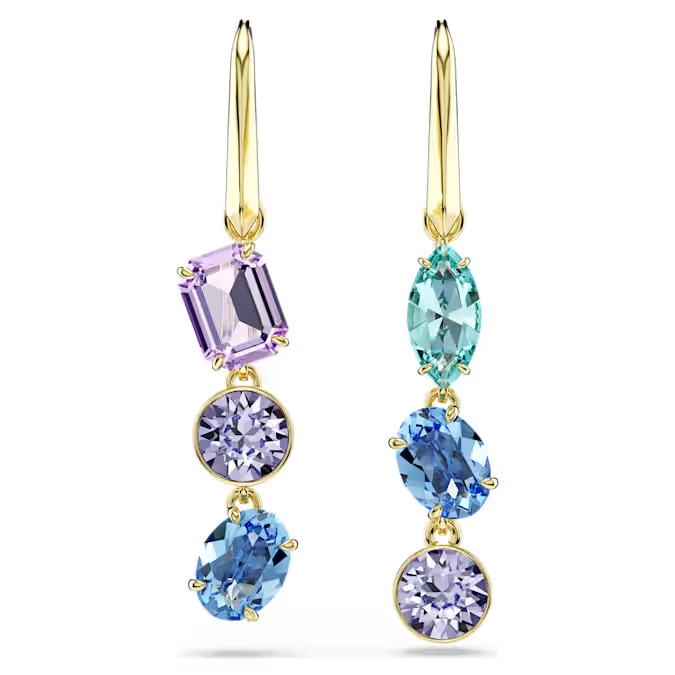 Swarovski Gema drop earrings Mixed cut Swarovski Gema drop earrings Mixed cut