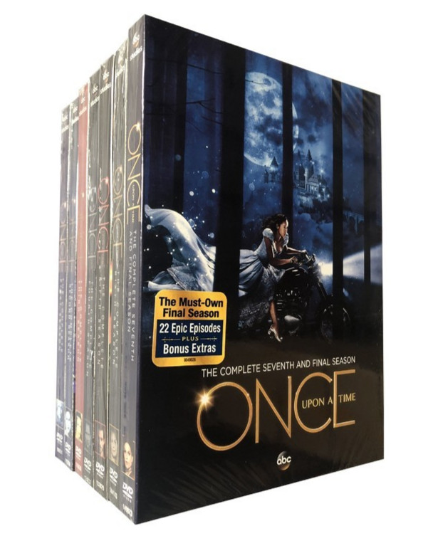 Once Upon a Time: Complete Series Seasons 1-7 (DVD 35-Disc Set) 1 Day Handing Once Upon a Time: Complete Series Seasons 1-7 (DVD 35-Disc Set) 1 Day Handing