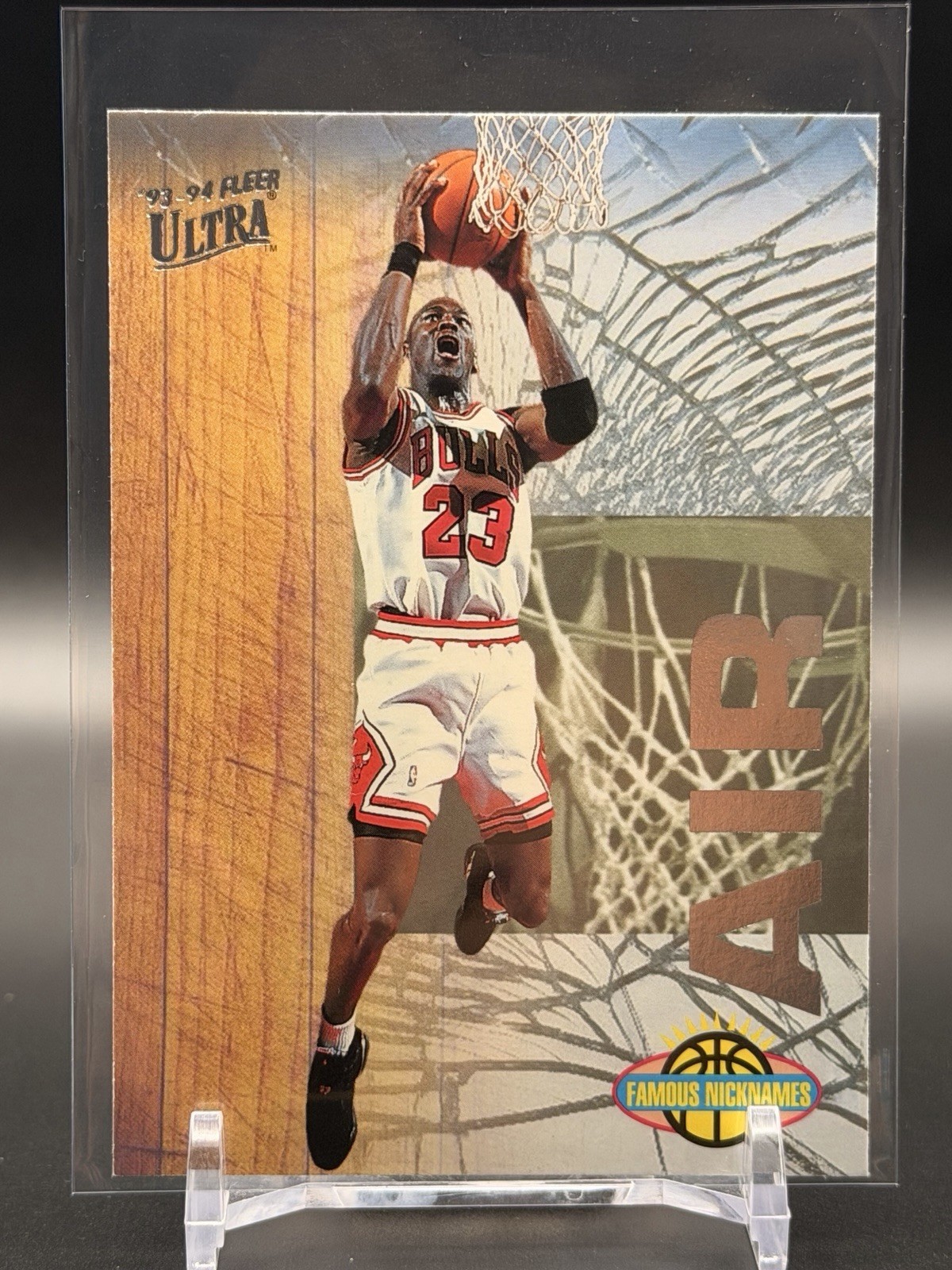 Fleer 1994-95 Fleer Ultra Famous Nicknames Air Jordan Michael Jordan Bulls #7/15