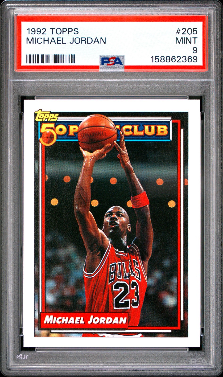 Beautiful 🔥 PSA 9 1992 Michael Jordan 205 Topps MINT