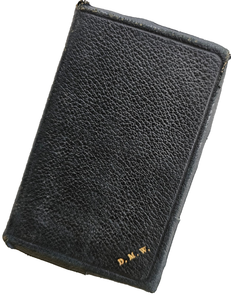 Vtg 1920s-30s POCKET KING JAMES BIBLE KJV NT OT LEATHER YAPP EDGES Cambridge Uni