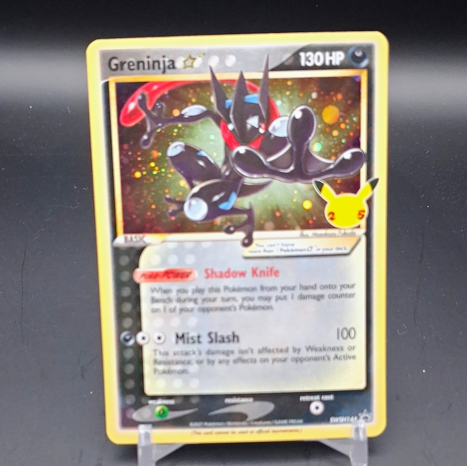 The Pokémon Company Greninja Star SWSH144 Sword & Shield Promo Holo 130 HP ENG The Pokémon Company Greninja Star SWSH144 Sword & Shield Promo Holo 130 HP ENG