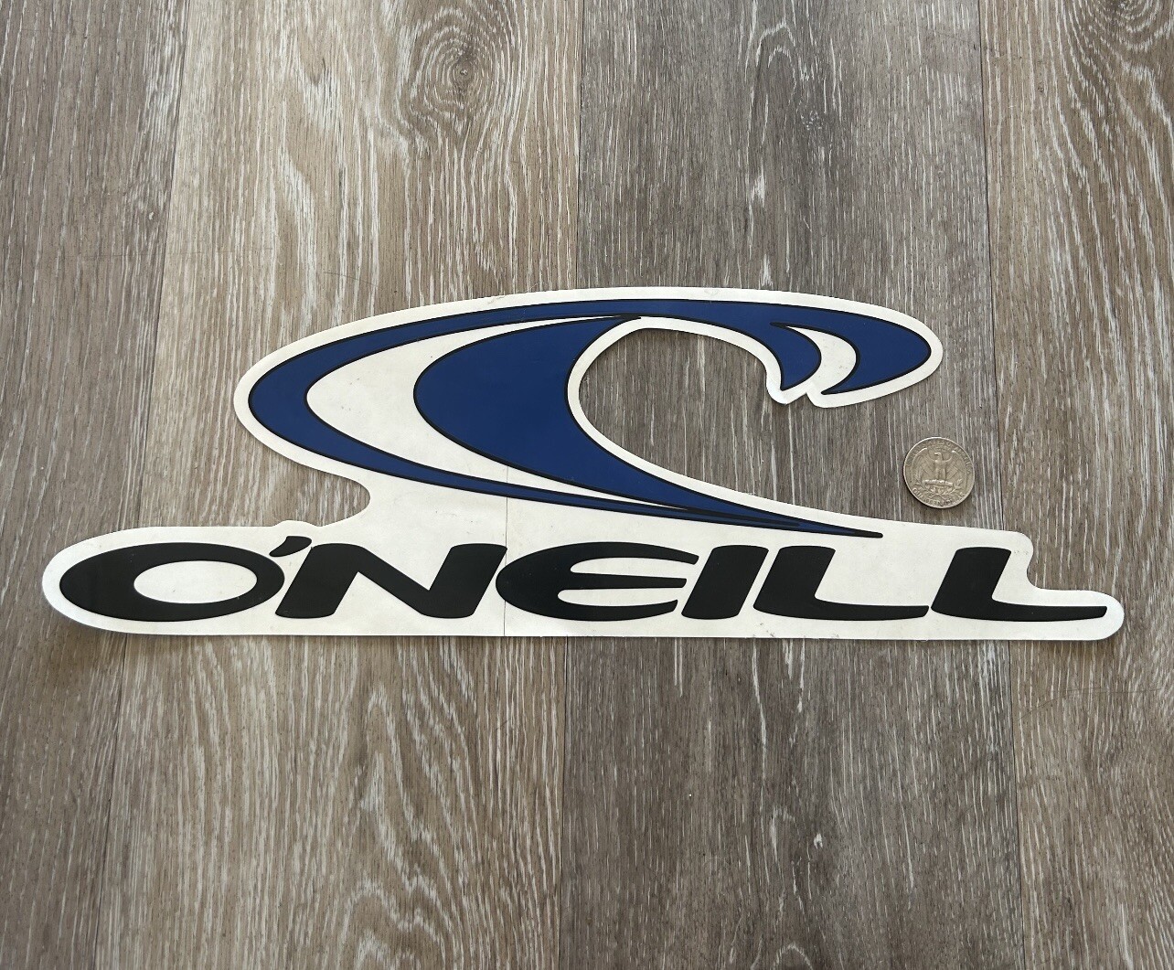 NEW O’NEILL WETSUITS AUTHORIZED DEALER VINTAGE LONGBOARD SUP FOIL SURF STICKER