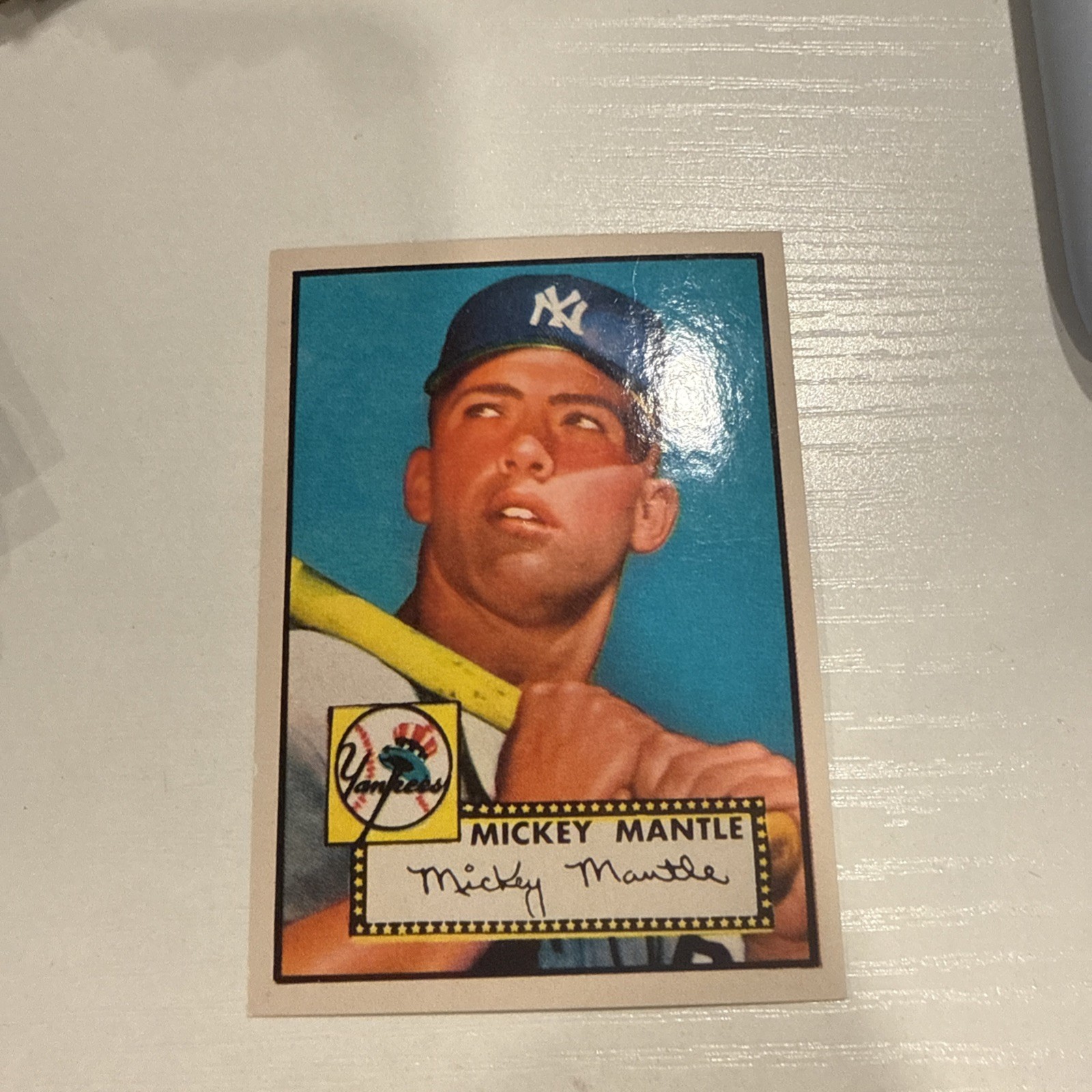 Mickey Mantle Commemorative Reprints #311 Mickey Mantle #2 1952 Topps Mickey Mantle Commemorative Reprints #311 Mickey Mantle #2 1952 Topps