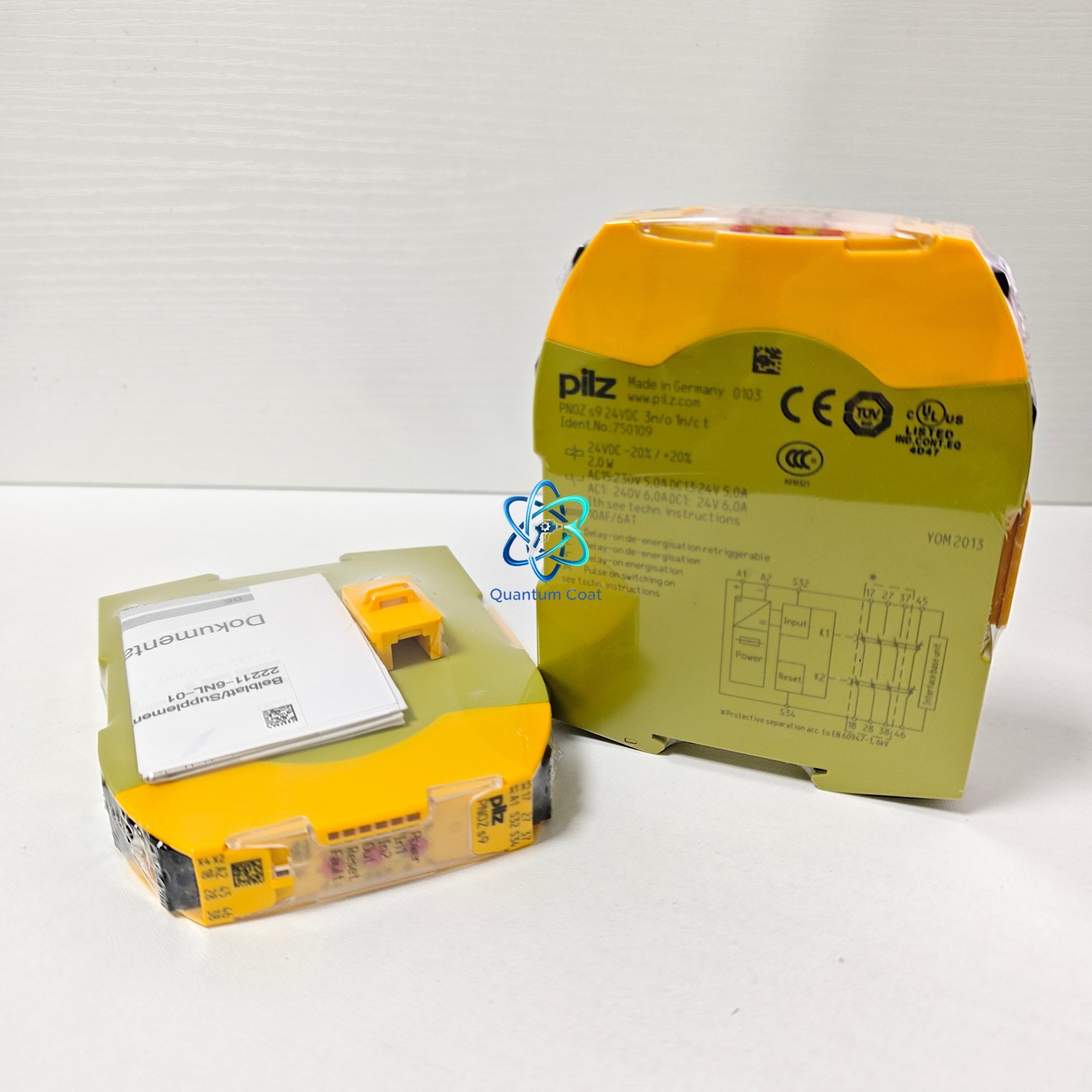 750109 1PC Brand New Pilz PNOZ S9 750109 Safety Relay 24VDC 3n/o Fast Delivery 750109 1PC Brand New Pilz PNOZ S9 750109 Safety Relay 24VDC 3n/o Fast Delivery