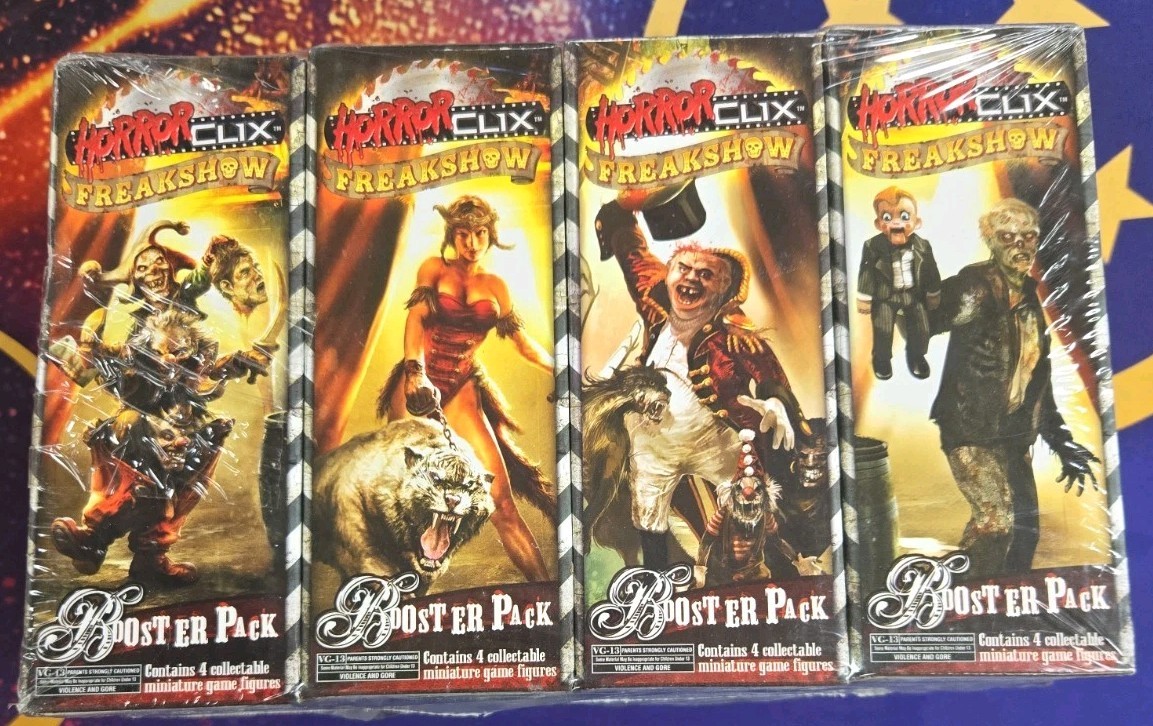 HorrorClix Freakshow Pack Brick (12 Packs) Sealed (New)