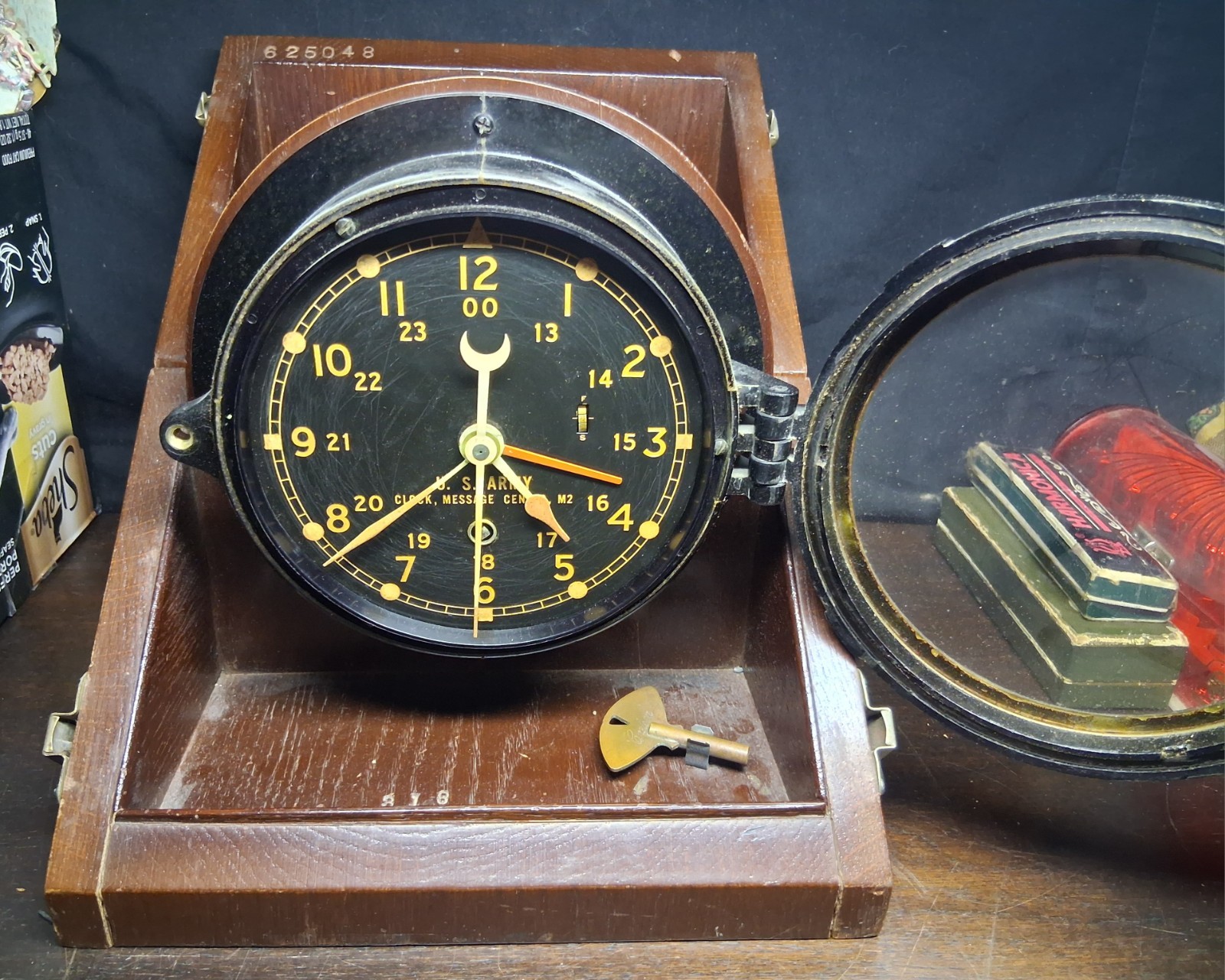 Chelsea Army M2 Message Center  Wood Case Works