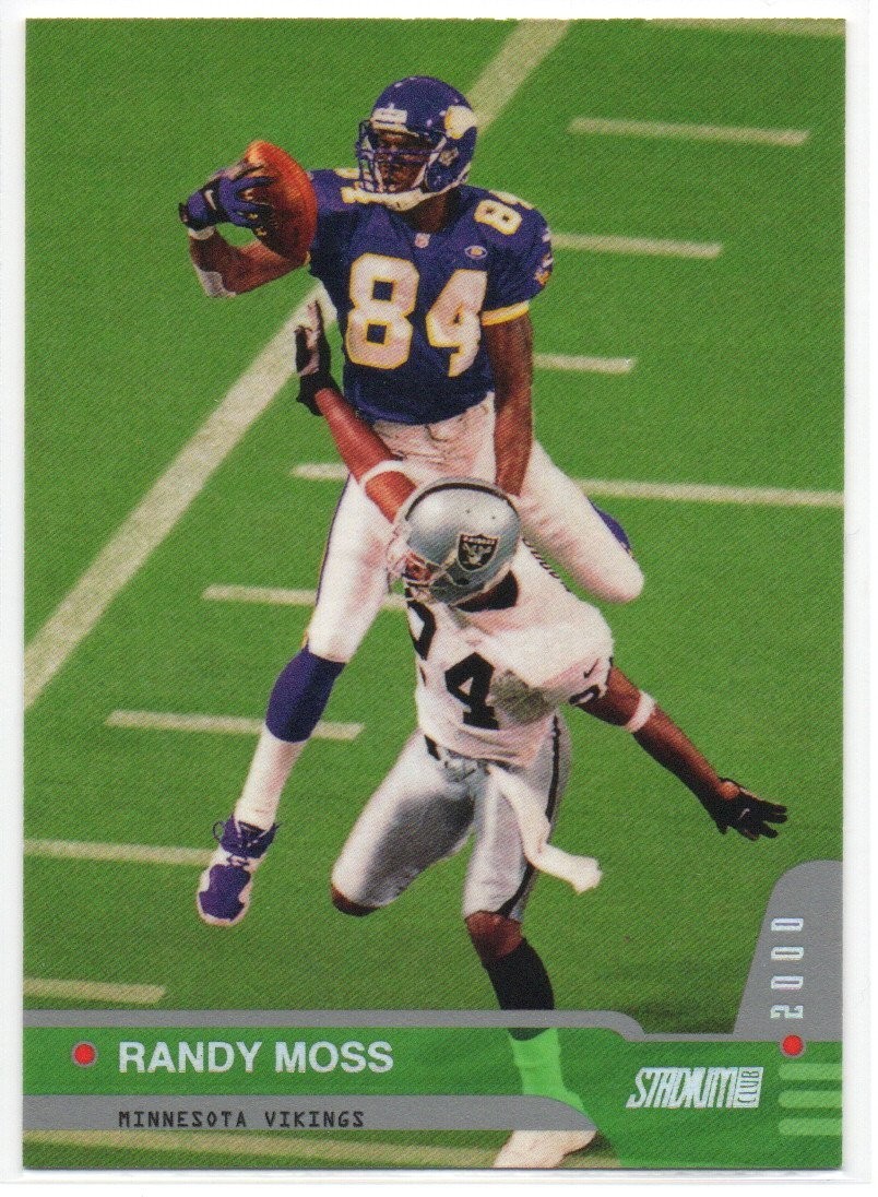 Randy Moss 2000 Stadium Club #70 Charles Woodson Vikings Raiders (Condition)  #3