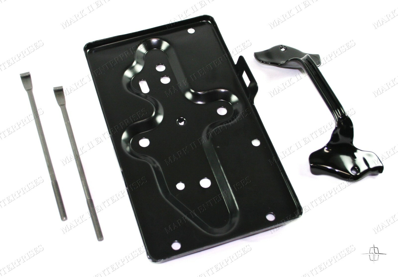 1966 1967 1968 1969 Lincoln Battery Tray and Hold Down Clamp 6-Piece Set