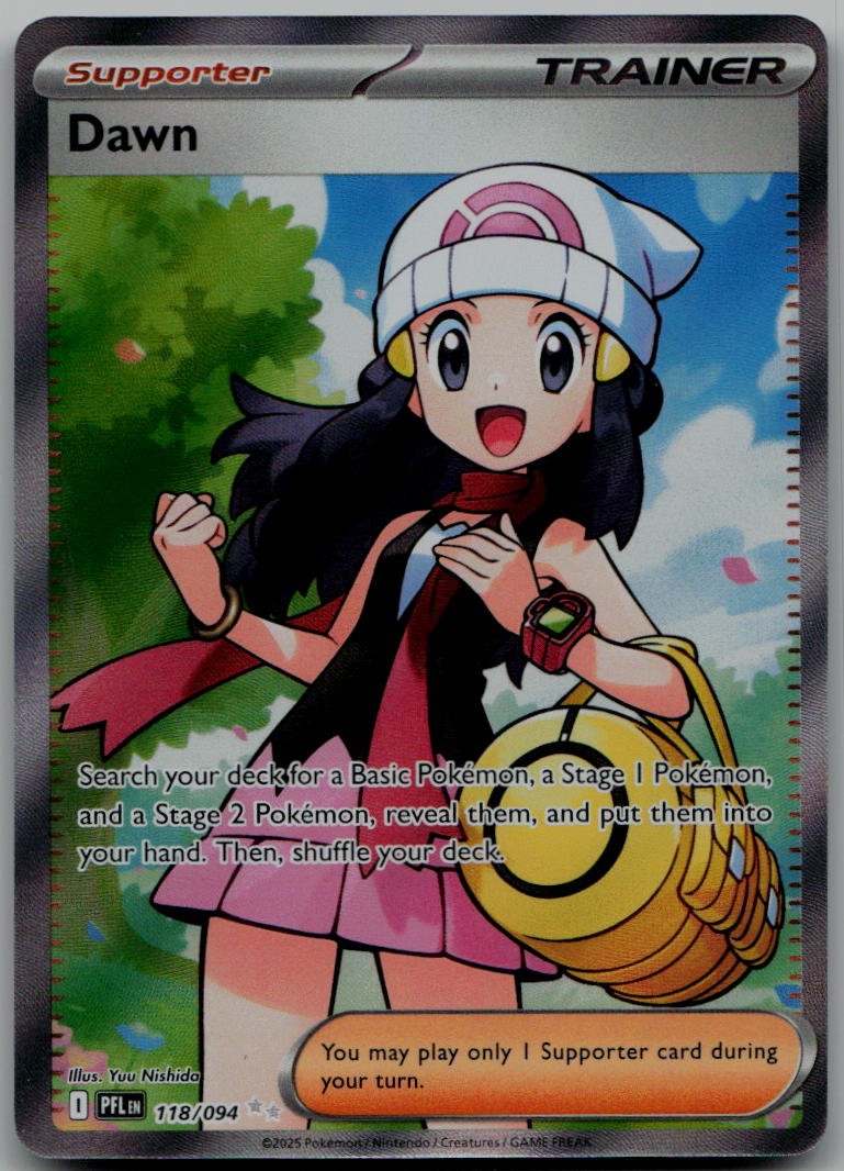 Dawn Holo 118/094 Ultra Rare Phantasmal Flames LP Pokemon