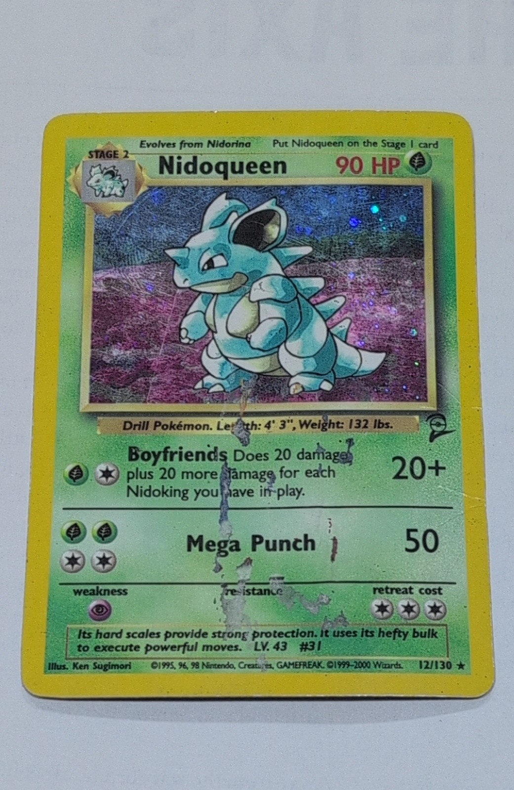 Nidoqueen 012/130 Base Set 2 Holo Nidoqueen 012/130 Base Set 2 Holo