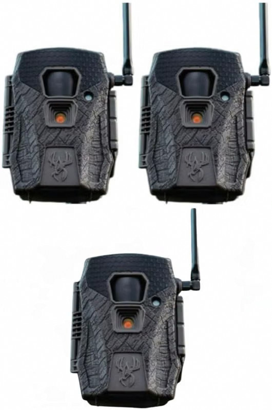 Wildgame Innovations Terra XT 2 0 Cellular Trail Camera 24MP 720P 3 Pack NEW
