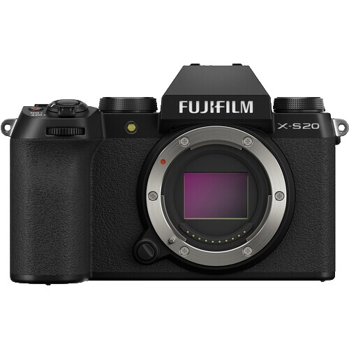 Fujifilm X-S20 26.1MP Mirrorless Camera - Black (Body Only)