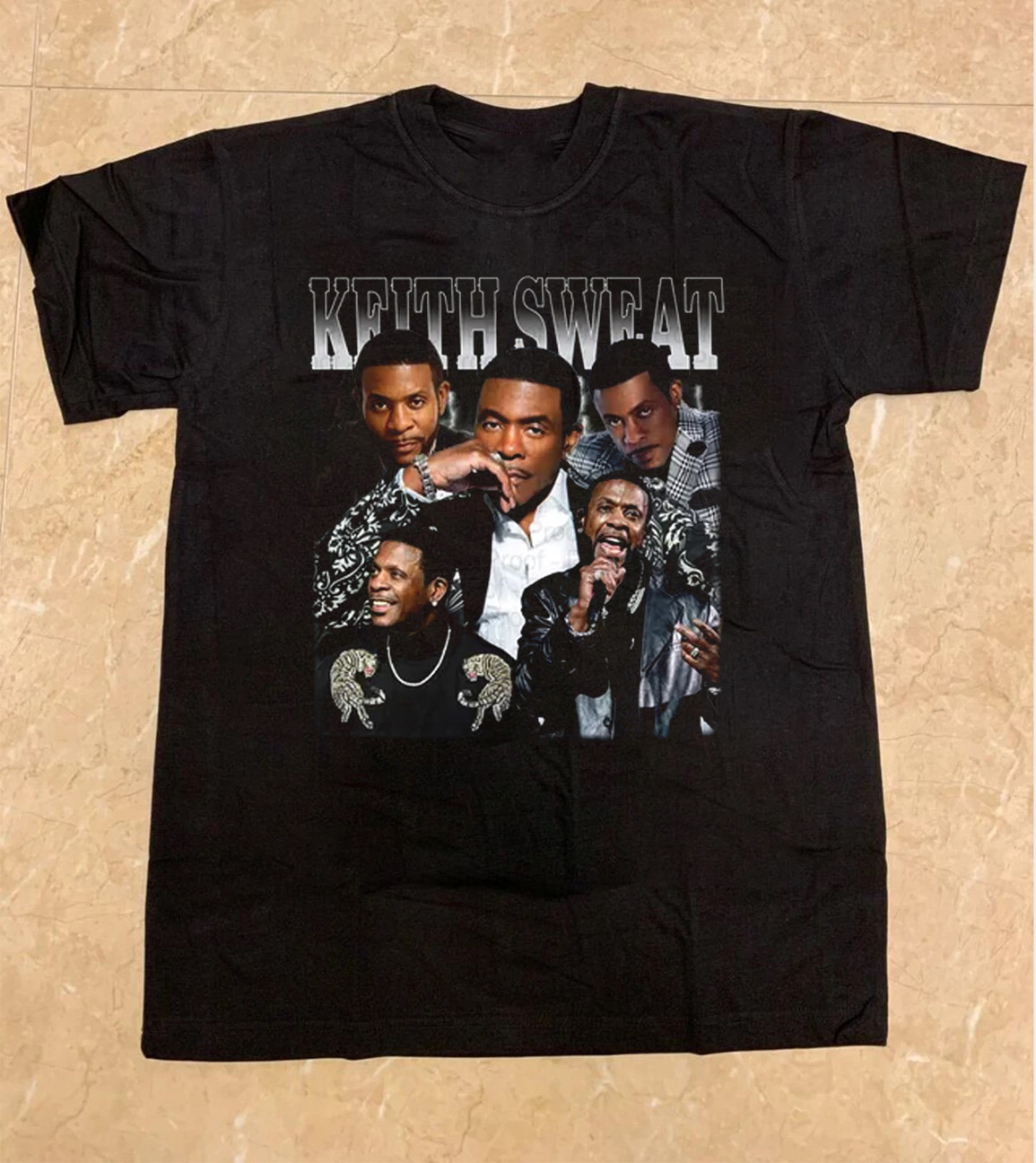 Keith Sweat Black Cotton Shirt All size S-5XL Unisex HT871