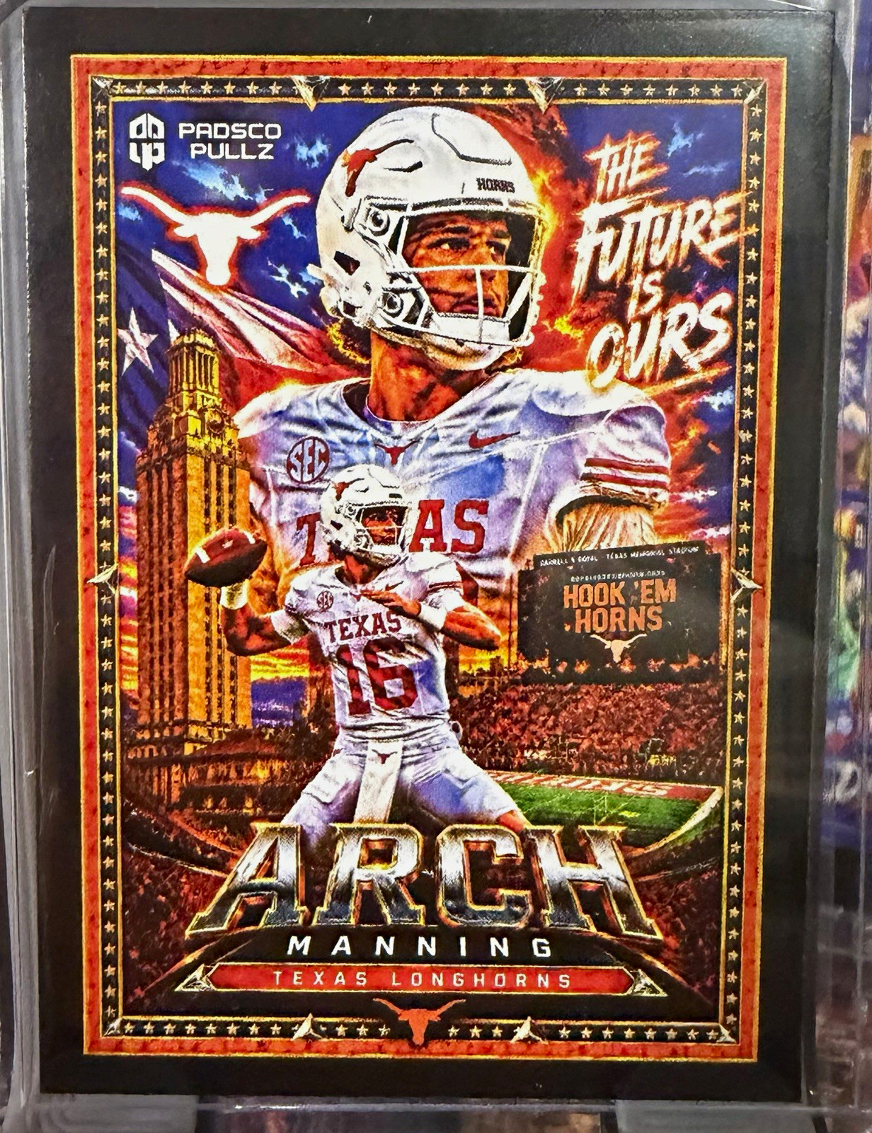 PadscoPullz Custom Arch Manning “The Future Is Ours” Texas Longhorns 