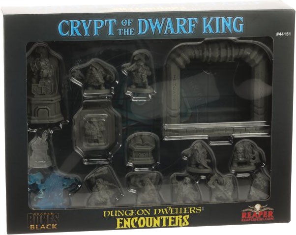 RPR44151 Reaper Bones Black: Crypt of the Dwarf King Box Set RPR44151 Reaper Bones Black: Crypt of the Dwarf King Box Set