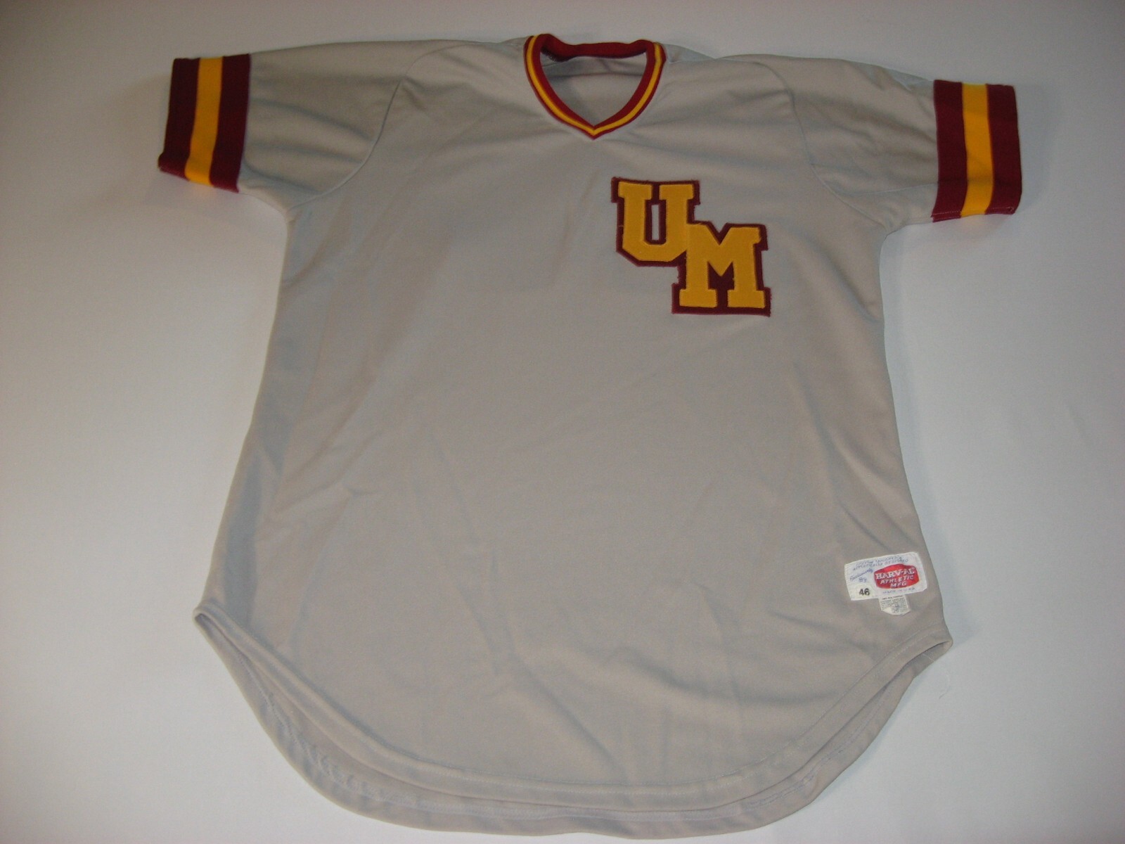Vintage Harv-Al Athletic MFG Men\'s U of M Baseball Jersey 20 Large