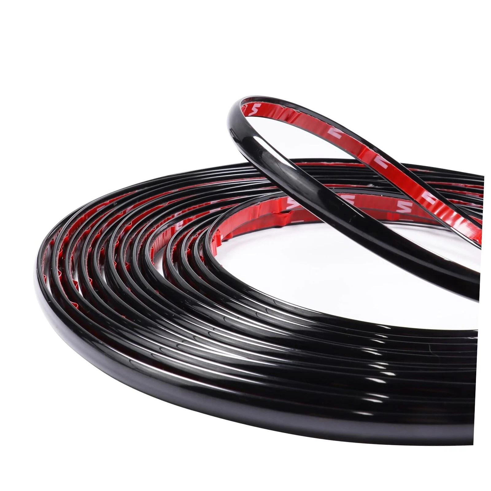 32Ft Automotive Trim Molding Glossy Black 1/4in(6mm) 1/4\