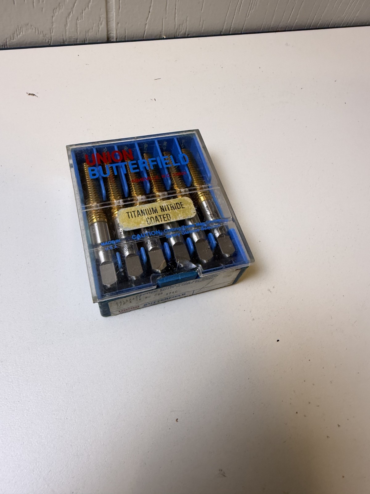 12-pcs Union Butterfield 3/8-16 NC Roll Form Tap GH6 TiN HSS Fluteless DB-68457