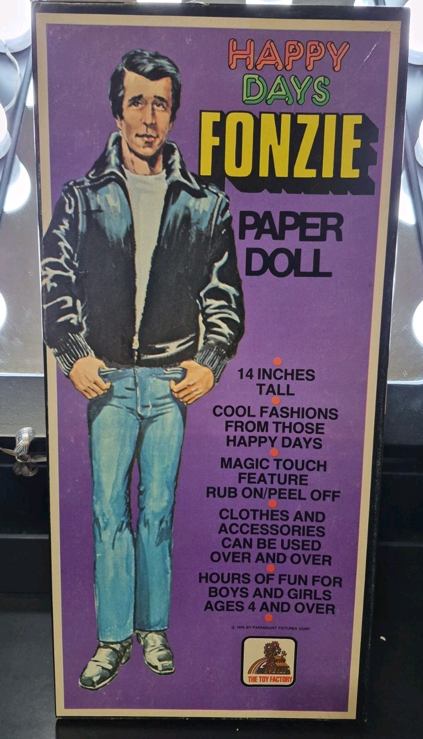 Vintage 1976 Happy Days Fonzie Paper Doll 14