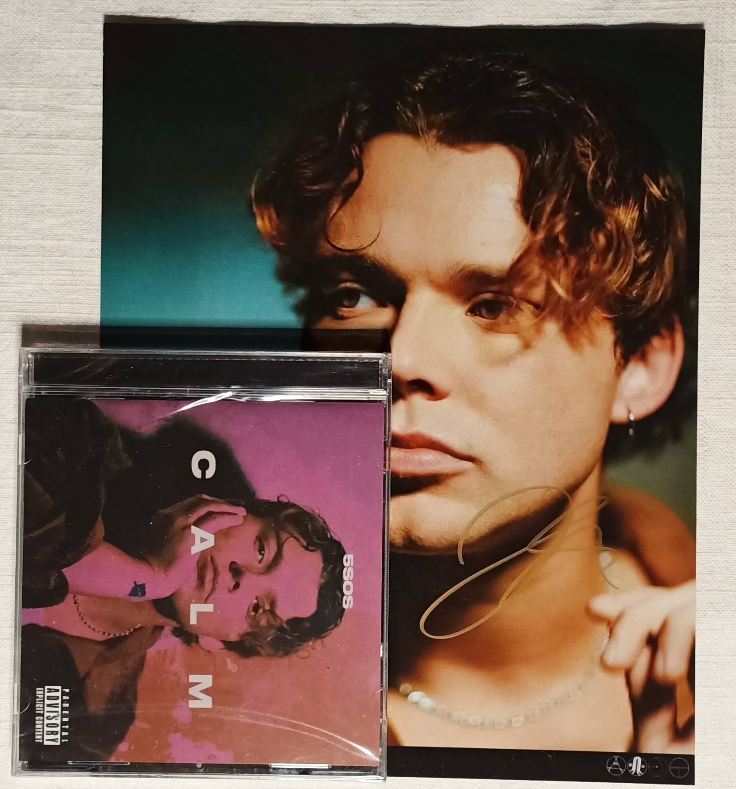 5 Seconds of Summer CALM - Ashton Edition 5SOS CD 2020 + Autographed Photo New 
