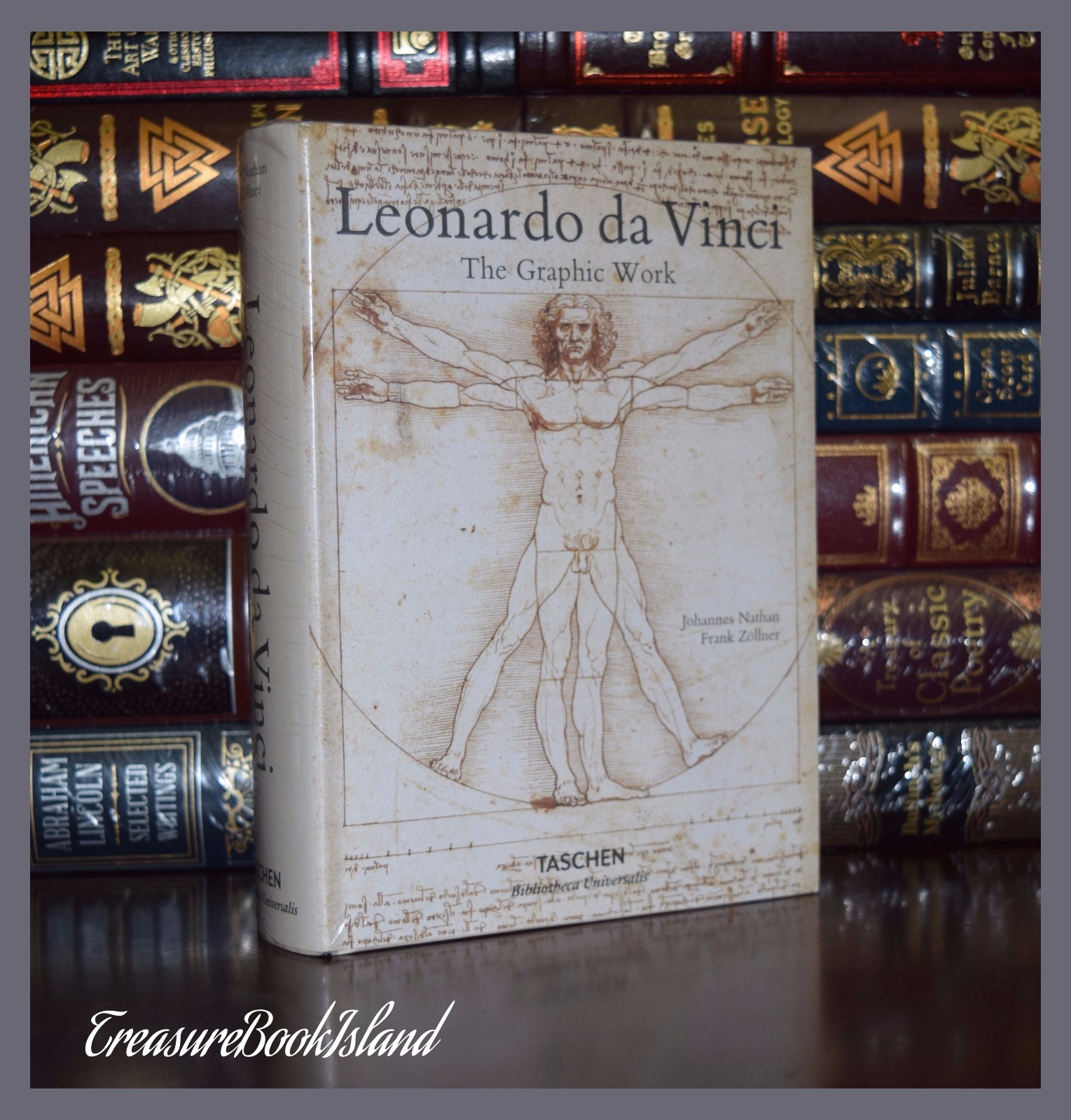 The Graphic Work of Leonardo da Vinci Art Paintings New Deluxe Hardcover