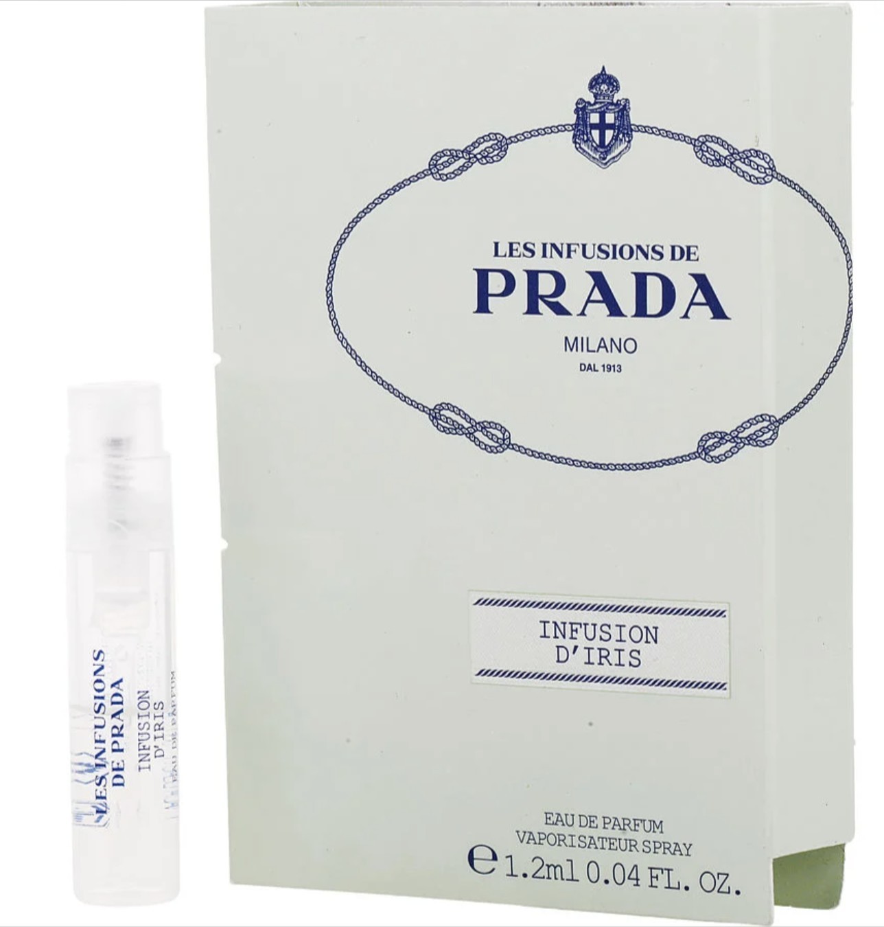 Prada Les Infusions De Iris Eau de Parfum EDP Spray Sample Vial 1.2 ml / 0.04 oz